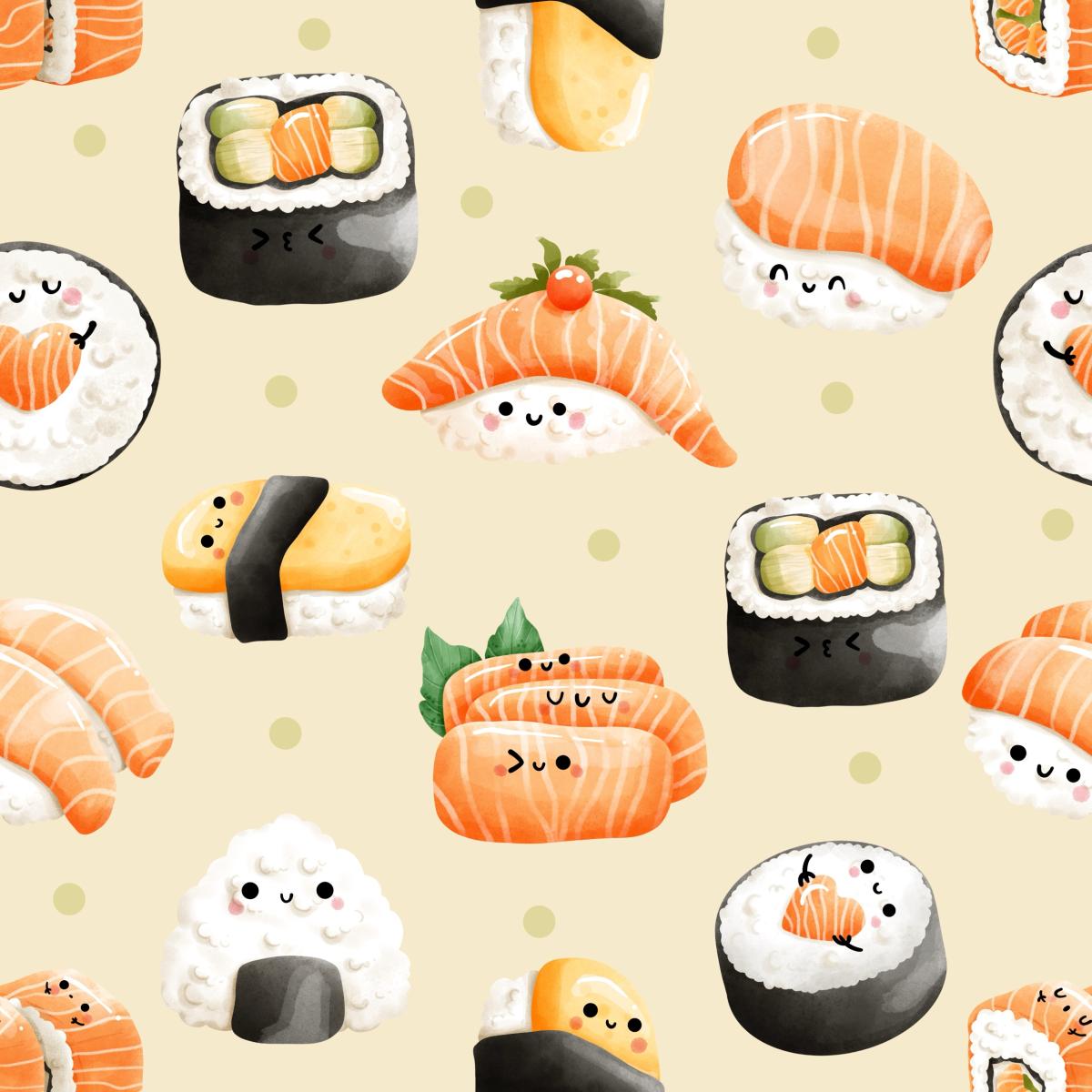 Sushi - Bio Jersey / Bio French Terry - Vorbestellung!!! Sushi - Bio Jersey / Bio French Terry - Vorbestellung!!!